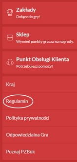 PZBuk - regulamin
